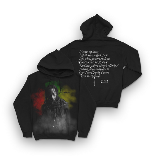 Smoke Portrait Multi Color Hoodie