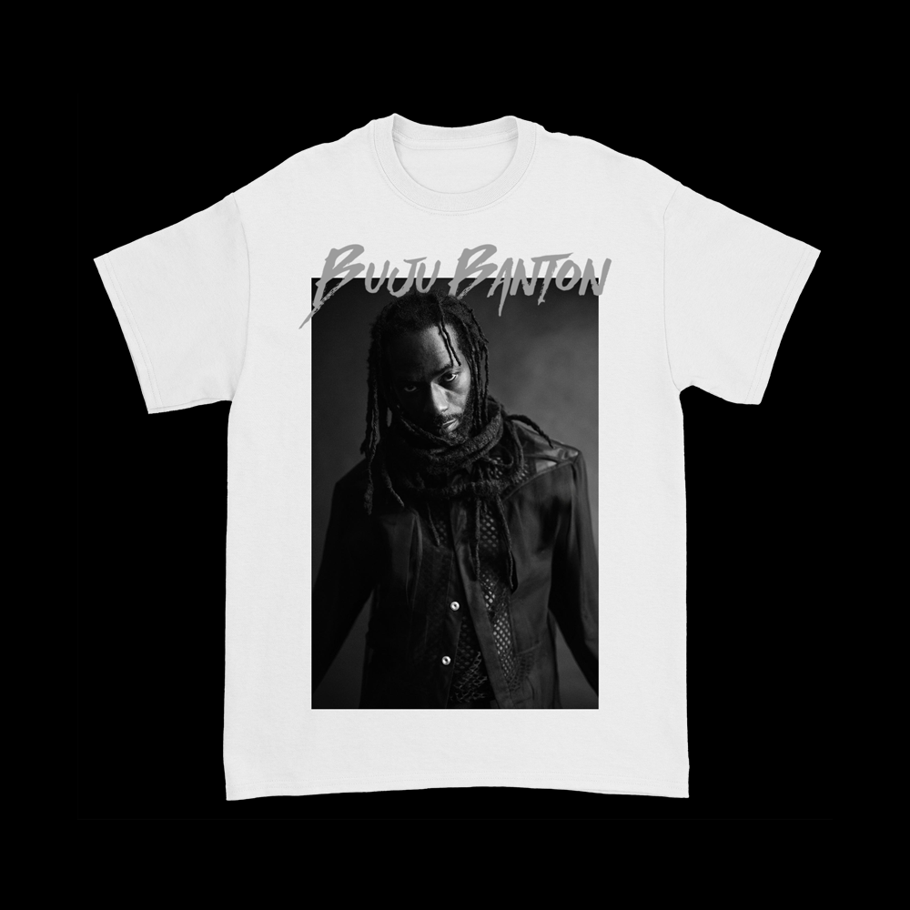 Smoke Portrait White T-Shirt