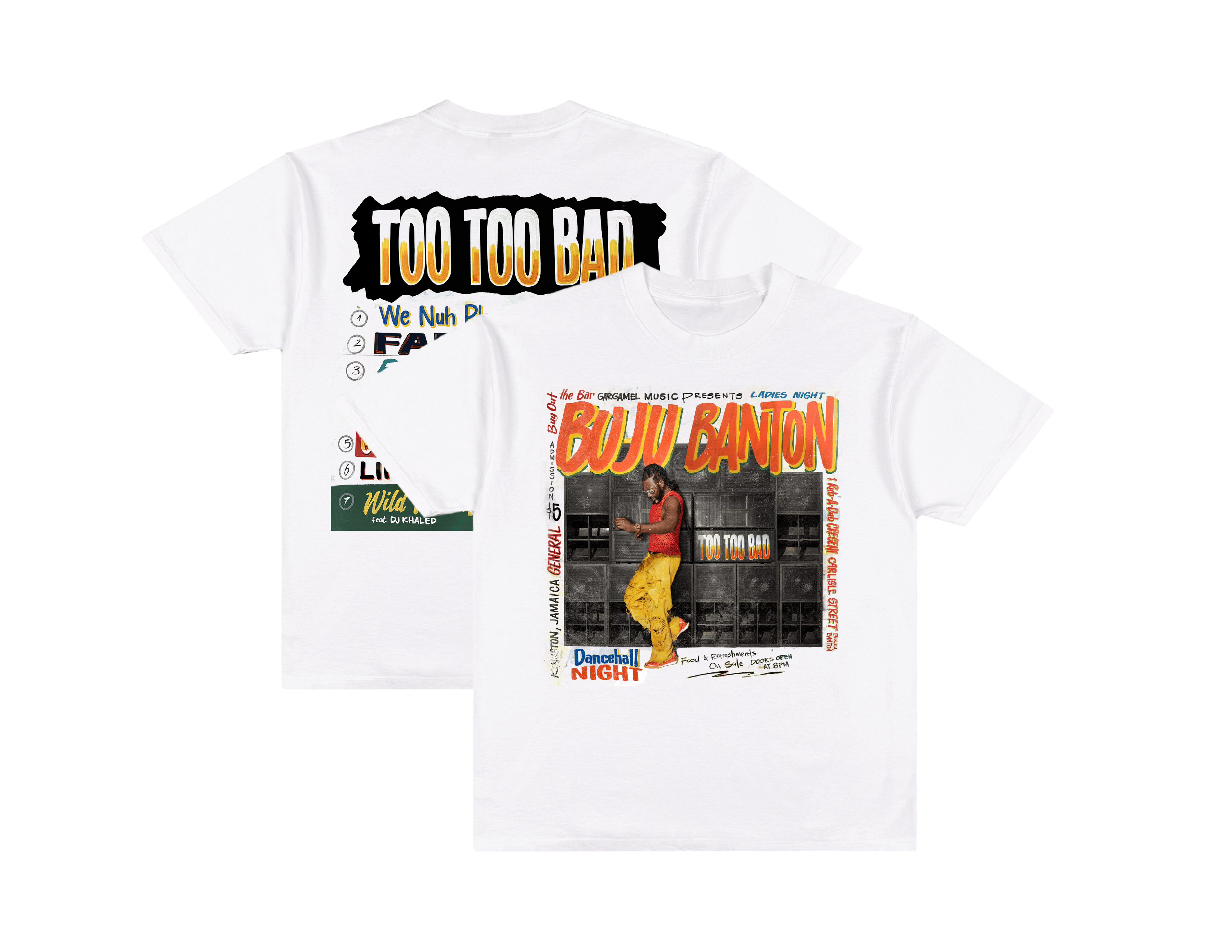 Too Too Bad Album Cover Tee