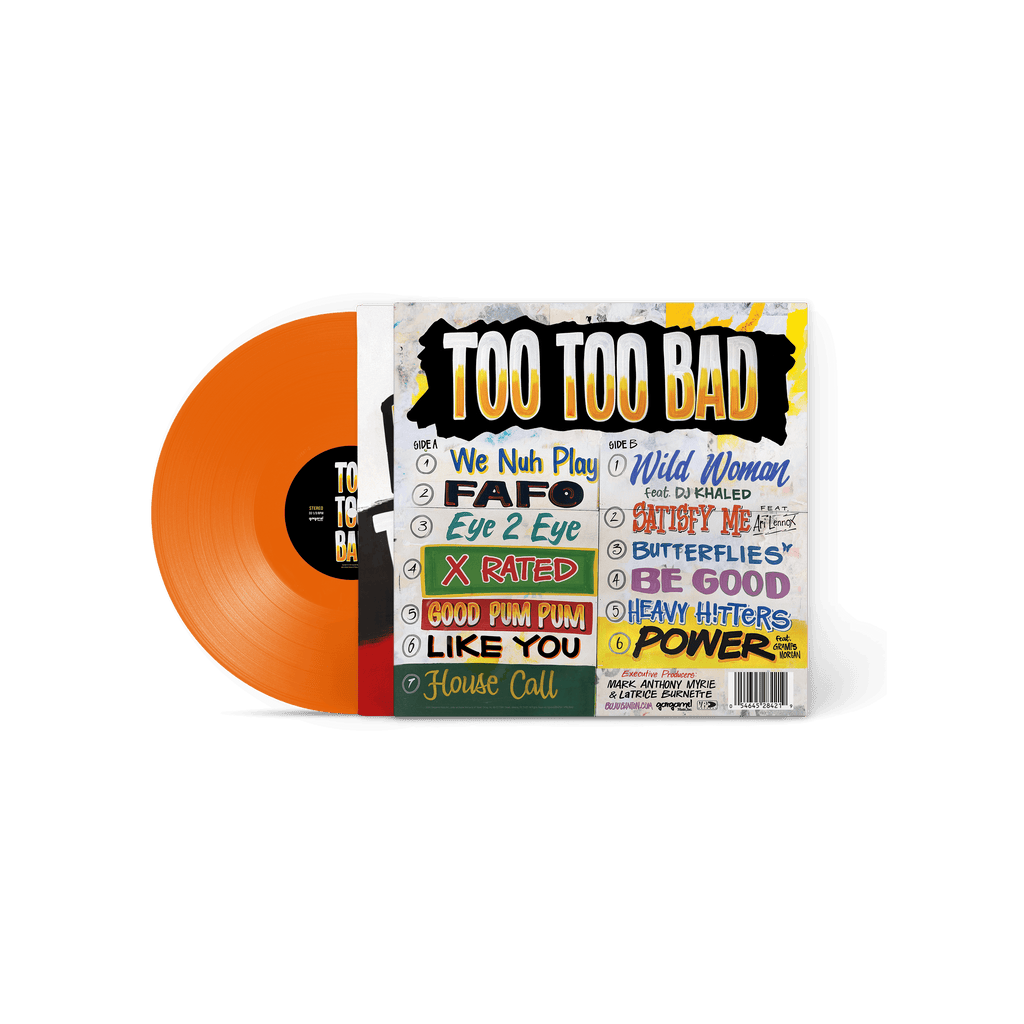 Too Too Bad Orange Vinyl LP