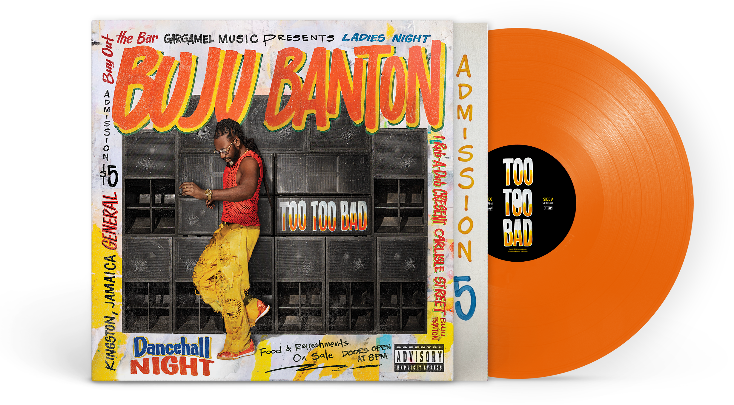 Too Too Bad T-Shirt & Vinyl Fan Pack