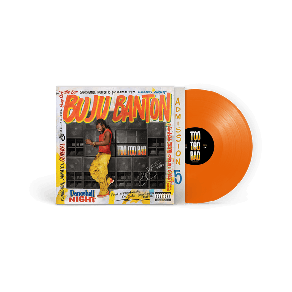 Too Too Bad Signed Orange Vinyl LP