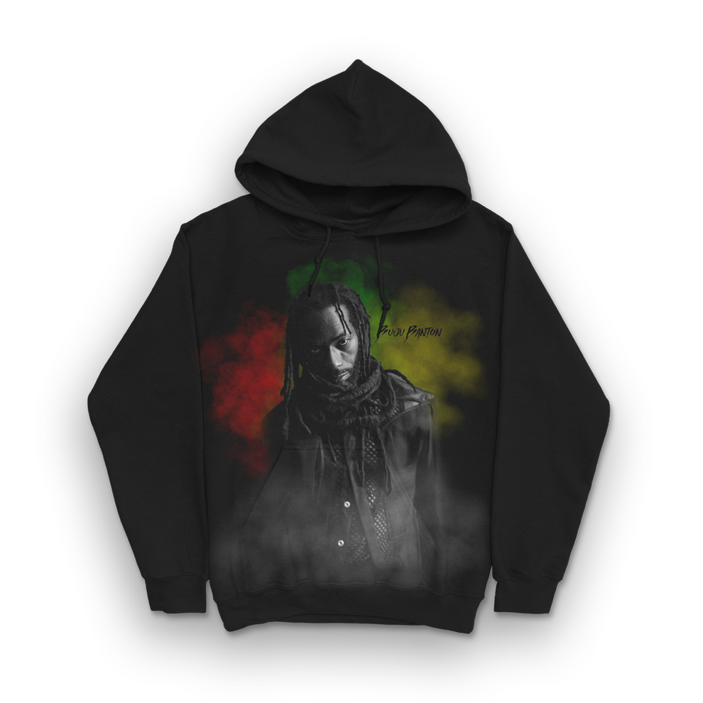 Smoke Portrait Multi Color Hoodie (Pre-Order) – Buju Banton
